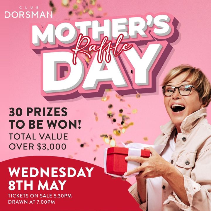 Featured image for “Let’s celebrate our mums together at Club Dorsman on Wednesday, May 8th!”